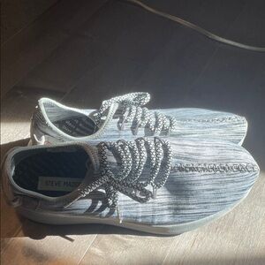 Steve Madden Black and Gray Men's Sneakers “Baldwin” size 8